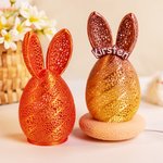 Personalized Multicolor Easter Bunny Egg LED Night Light with Name and Base Room Decor Easter Gift for Girls Boys