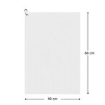 Serviette de Golf Gaufrée Brodée Personnalisé avec Monogramme et Mousqueton en Microfibre à Séchage Rapide Cadeau d'Anniversaire pour Amateurs de Golf