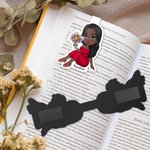 Personalisierte Grad Cap Cartoon Graduate Charakter Magnetische Lesezeichen Clip mit Namen Lesen Zubehör Graduierung Geburtstag Geschenk für Absolventen Bücherwürmer