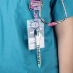 Personliga indragbara glitter 4-i-1 kulspetspennor med namn Lärardagen Sjuksköterskeveckan Uppskattning Födelsedagspresent för sjuksköterskor Lärare Studenter