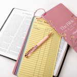 Personalisierte Die Bibel in einem Jahr Leseplan Liste mit Namen und Glitter Stift Geburtstag Taufe Geschenk für Familie Christian