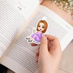 Personalisierte Grad Cap Cartoon Graduate Charakter Magnetische Lesezeichen Clip mit Namen Lesen Zubehör Graduierung Geburtstag Geschenk für Absolventen Bücherwürmer