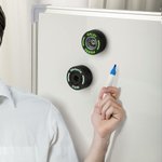 Personalised Multicolor 3D Printed Mini Car Tire Fridge Magnet with Text Racing Competition Souvenir Birthday Gift for Racing Drivers Fans