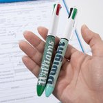 Personliga indragbara glitter 4-i-1 kulspetspennor med namn Lärardagen Sjuksköterskeveckan Uppskattning Födelsedagspresent för sjuksköterskor Lärare Studenter