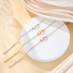 Personalised Police Handcuff Interlocking Infinity Bracelet with Engraved Double Initials Valentine's Birthday Gift for Policewomen Couples Friend