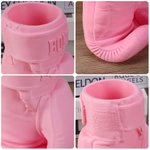 Personalised Multicolour 3D Printed Boxing Gloves Pen Holder with Name Stationery Storage Desktop Decor Birthday Gift for Boxing Lovers Athletes