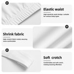 Personalized Heart Lip Breathable Couple Thong Brief Boxer Underwear Set with Texts Honeymoon Travel Valentine's Day Gift for Men Women