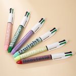 Personliga indragbara glitter 4-i-1 kulspetspennor med namn Lärardagen Sjuksköterskeveckan Uppskattning Födelsedagspresent för sjuksköterskor Lärare Studenter