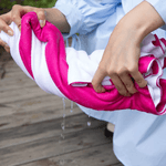 Serviette de plage surdimensionnée à séchage rapide personnalisée avec nom Cousin Crew Multicolore Voyage essentiel Anniversaire Vacances d'été Cadeau pour enfants