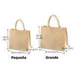 Bolsa de yute personalizada de verano moda y personajes de dibujos animados con nombre fiesta en la playa regalo de cumpleaños para mujer