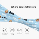 Personligt mångfärgat Cheer Slogan Pet Photo Stretchigt Anti-svett Sportpannband med namn Sporttillbehör Födelsedagspresent för män Kvinnor Sportälskare