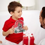 Henkilökohtainen Happy Isänpäivä Cartoon Bear Akryyli Plaque nimi ja vuosi Home Decor Isänpäivä lahja perheelle