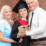 Personalized Grad Cap Cartoon Character Wooden Money Holder Cash Envelope with Name and Year Graduation Gift for Class of 2025 Graduates