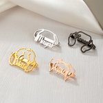 Personalisierte Hund Katze Silhouette Watch Band Charm mit Namen Band dekoratives Zubehör Haustier Thema Party Geburtstagsgeschenk für Tierliebhaber Besitzer