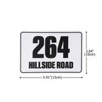 Personalized Set of 4 Wheelie Bin Number Waterproof Stickers with Street Name Housewarming Birthday Gift for Family  Friend