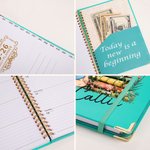 Planificador 2026 personalizado A5 con nombre y personaje de dibujo animado páginas semanales y mensuales regalo de cumpleaños para amigos