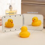 Specchio da trucco personalizzato con luce LED e nome bifacciale portatile stile vintage regalo di compleanno per donne e ragazze