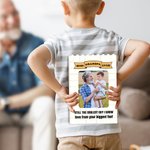 Personalised Best Dad Papa Grandpa Ever ABS Building Brick Puzzles with Photo and 1-2 Texts Father's Day Birthday Anniversary Gift for Dad Grandpa