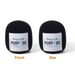 Couvre-Microphone Personnalisé avec Photo Lot de 2 Cadeau d'Anniversaire pour Créateurs et Animateurs