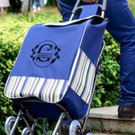 Borsa di ricambio personalizzata con iniziale e nome monogramma durevole e grande carrello della spesa campeggio accessorio regalo per famiglia