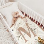 Personalized Classic Winnie the Pooh Soft Throw Blanket with Name and Initial Room Decor Birthday Baby Shower Gift for Babies Kids