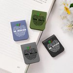 Personalized Multicolour Apple Scroll Magnetic Leather Bookmark Clip with Name Teacher's Day Back to School Appreciation Gift for Teachers