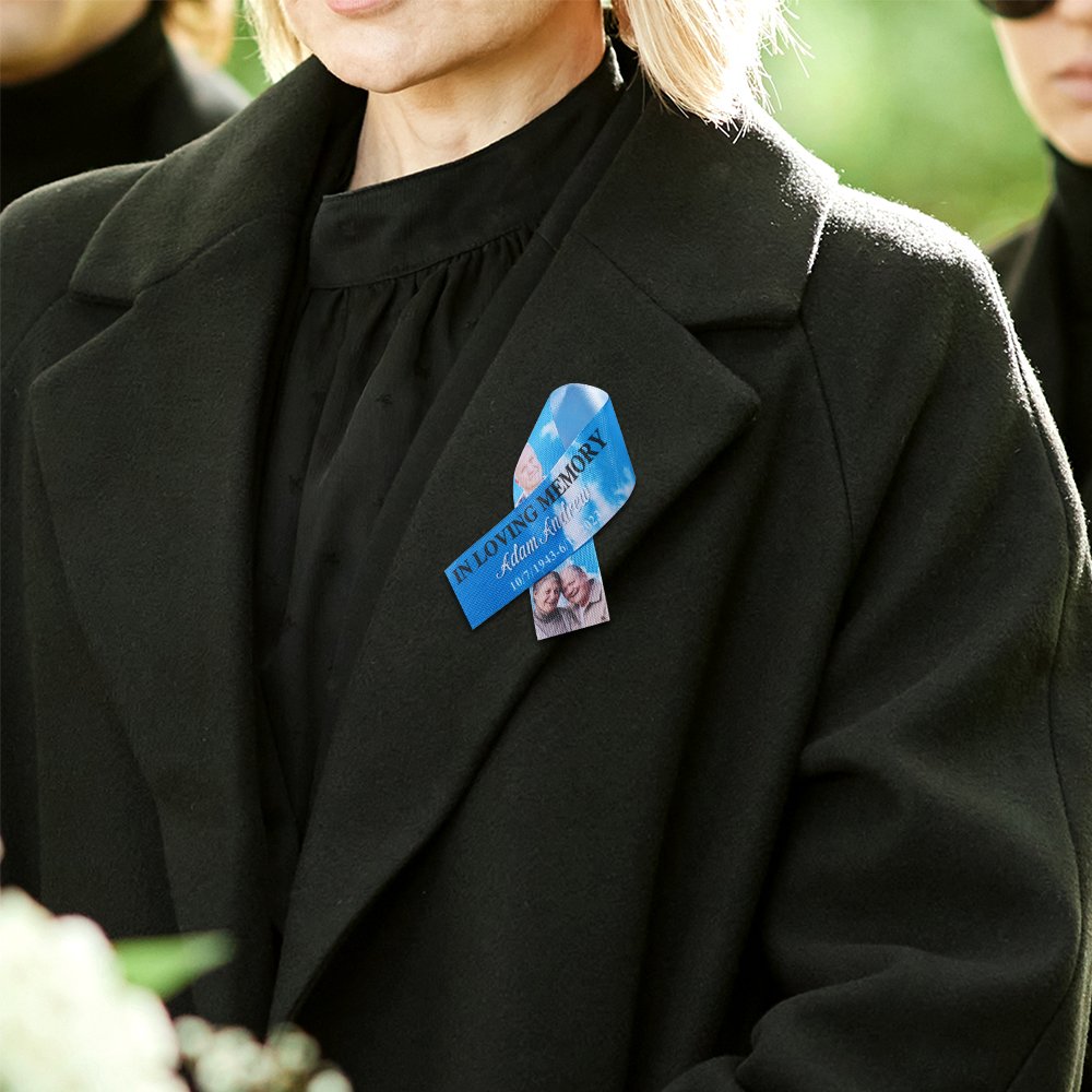 Set Di 40 Spille Commemorative 'Forever In Our Hearts' Con Biglietti E Sacchetti In Organza, Per Funerali, Lutti E Cerimonie