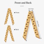 Personalised Multicolour Pet Photo Scarf Hairband with Name Daily Party Favor Birthday Gift for Women Pet Lovers