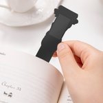 Personalized Cartoon Reader Magnetic Bookmark Clip with Name Reading Stationery Supplies Birthday Gift for Book Lovers Bookworms