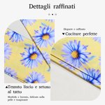 Foulard personalizzato con nome multicolore uso versatile accessorio da borsa regalo per festa della mamma e compleanno per ragazze e donne