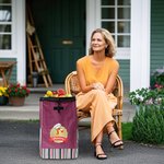 Borsa di ricambio per carrello da spesa personalizzata con iniziale e nome design con cappello da cuoco durevole regalo di compleanno per famiglia