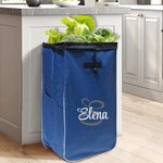 Borsa di ricambio personalizzata con iniziale e nome monogramma durevole e grande carrello della spesa campeggio accessorio regalo per famiglia