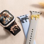 Personalized Minimalist Horse Silhouette Watch Band Charm with Name Pet Party Anniversary Birthday Gift for Horse Lovers