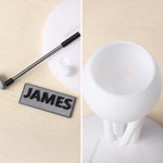 Personalized Anthropomorphic 3D Golf Succulent Planter with Name Home Decor Birthday Gift for Golf Lovers Players