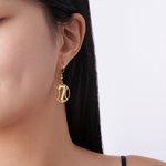 Personalised Baseball Silhouette Stainless Steel Earrings with Name and Number Game Day Team Birthday Gift for Baseball Mom Athlete