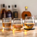 Personalized Cross Bible Glass with Name Religious Celebration Father's Day Gift for Christians