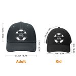 Henkilökohtainen Monivärinen Soccer Design Classic Peak Cap Baseball hattu nimi Daily Accessory Syntymäpäivä lahja lapsille aikuisille jalkapallon ystäville