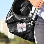 Etiquette de sac de sport personnalisée avec nom et numéro Accessoires pour le jour du match Bogg Cadeau d'équipe pour les entraîneurs Amoureux du sport