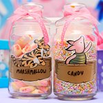Personalized Cute Classic Winnie the Pooh Tiger Pig Jar Drink Labels Stickers with Text Set of 4 Party Favor Baby Shower Gift for Kids