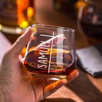 Personalized Cross Bible Glass with Name Religious Celebration Father's Day Gift for Christians