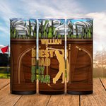 Personalizzato Best Dad Mom By Par 20 oz acciaio inox dritto Tumbler con nome Compleanno regalo per la festa del papà per i giocatori di golf