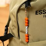 Personalizzato Basket Charm Letter Beads Portachiavi Tag con nome Zaino Accessorio Squadra Sportiva Regalo di compleanno per gli adolescenti amanti del basket