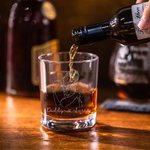 Personalisierte gravierte Linie Portrait Foto 10 oz Whiskey Glas mit Namen Vatertag Geburtstag Geschenk für Mann