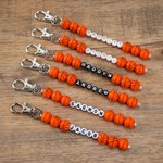 Personalizzato Basket Charm Letter Beads Portachiavi Tag con nome Zaino Accessorio Squadra Sportiva Regalo di compleanno per gli adolescenti amanti del basket