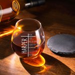 Personalized Cross Bible Glass with Name Religious Celebration Father's Day Gift for Christians