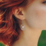 Personalised Baseball Silhouette Stainless Steel Earrings with Name and Number Game Day Team Birthday Gift for Baseball Mom Athlete