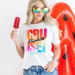 Personalized In My Cruise Era 100% Cotton Baby Bodysuit Adult Kid T-shirt with Name Travel Essentials Birthday Gift for Family Cruise Lovers