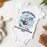 Gepersonaliseerd Grappig Jezus Net Dunked 100% Katoenen Baby Rompertje met Kerknaam en Doopdatum Doop Baby Douche Cadeau voor Baby Pasgeborene