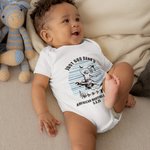 Gepersonaliseerd Grappig Jezus Net Dunked 100% Katoenen Baby Rompertje met Kerknaam en Doopdatum Doop Baby Douche Cadeau voor Baby Pasgeborene
