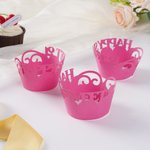 Personalized Multicolor Cupcake Wrappers with Text 12 Pcs Birthday Wedding Party Favor for Baking Enthusiasts